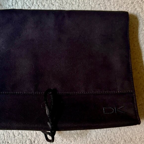 DKNY Black Makeup Pouch + internal separate mini pouch - Picture 1 of 13